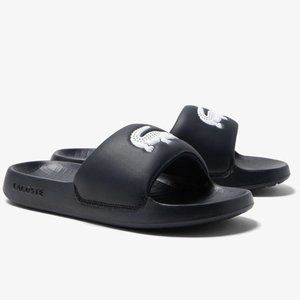 Lacoste Black Slides Mens Size 12
